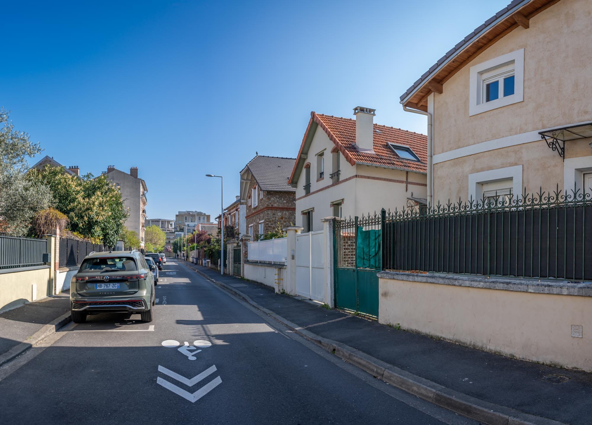 Rue de Bezons - quartier Chemin de L'Ile - Nanterre