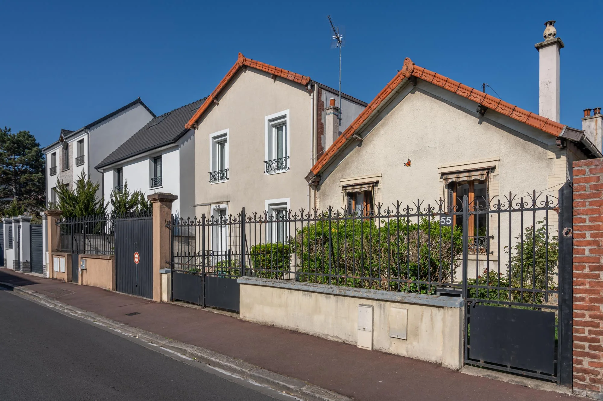 Rue de Sannois - quartier Chemin de L'Ile - Nanterre