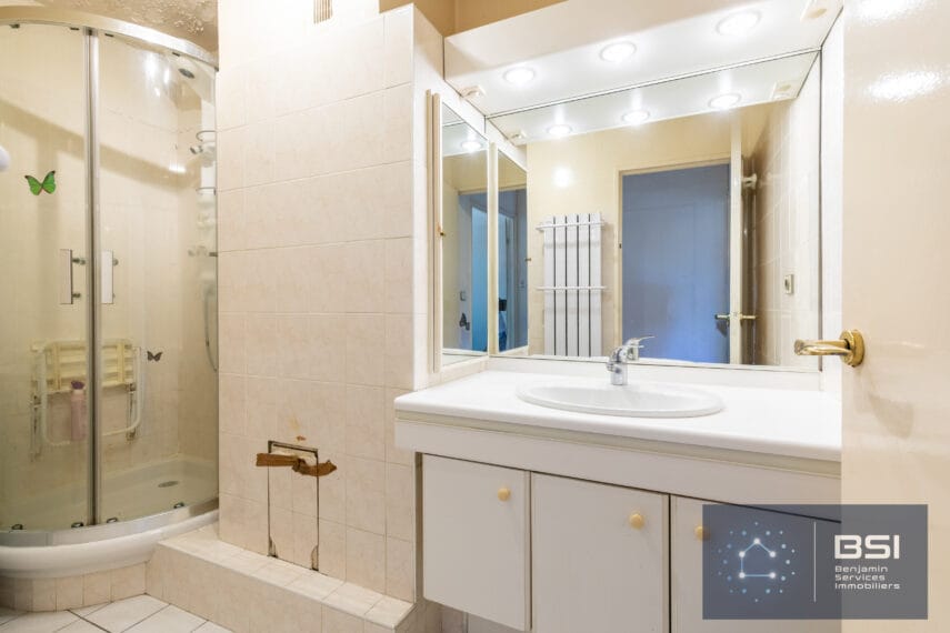 09 appartement 3pièces 300 000 € Plateau Mont Valérien Salle d’eau